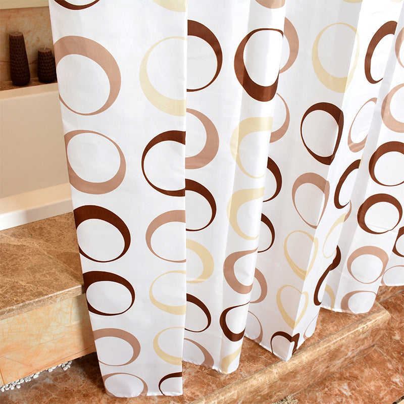 Halo Circle Shower Curtain