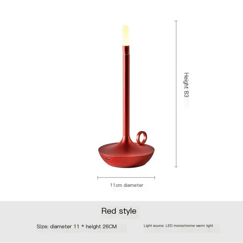Vintage Candle Table Lamp