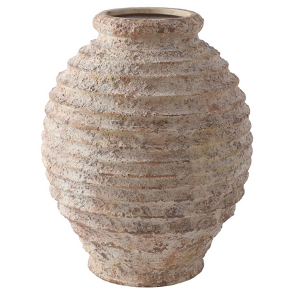 Hand-Painted Stoneware Vase — Small, Medium, or Large