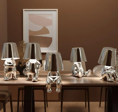 Thinker Sculptural Table Lamp