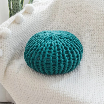 Chunky Knit Round Cushion
