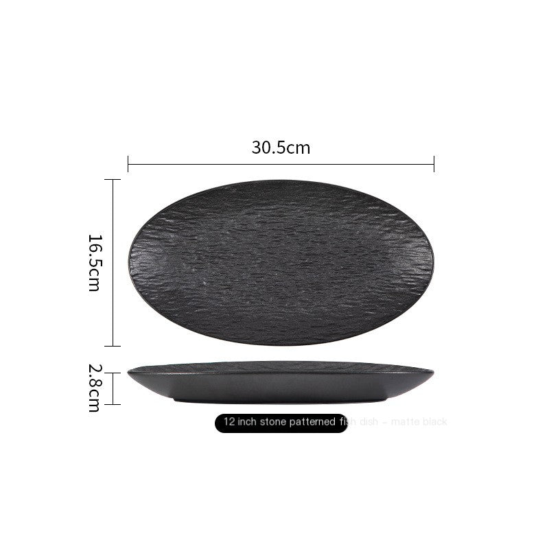 Textured Oval Catchall Tray
