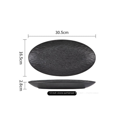 Textured Oval Catchall Tray