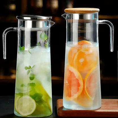 Slimline Lidded Water Pitcher