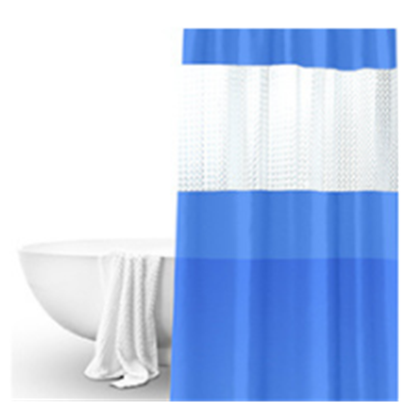 Colorblock Shower Curtain