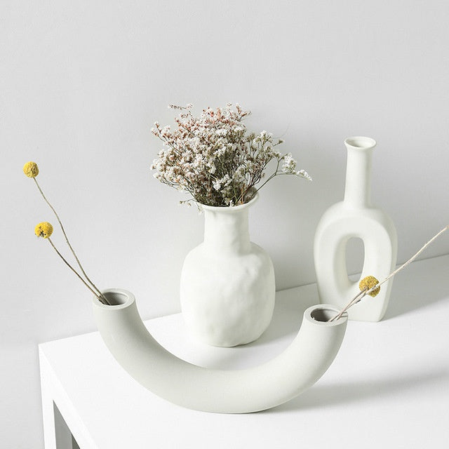 Nordic Ceramic Vase — Two Styles