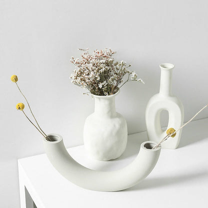 Nordic Ceramic Vase — Two Styles