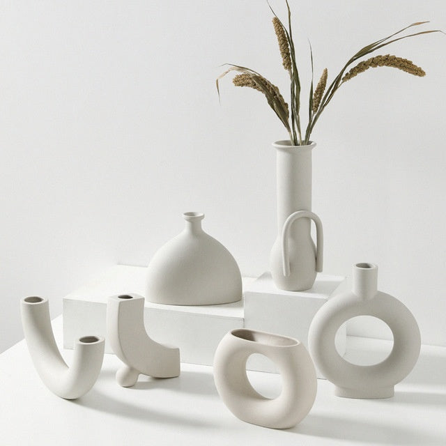 Nordic Ceramic Vase — Two Styles