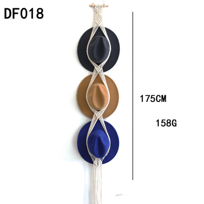 Hand-woven Nordic Style Multi-layer Hat Storage Rack