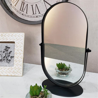 Oval Pivot Table Mirror