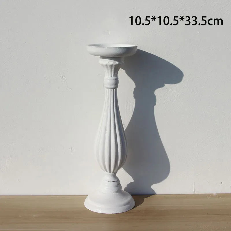 Sculpted Pedestal Candle Holder