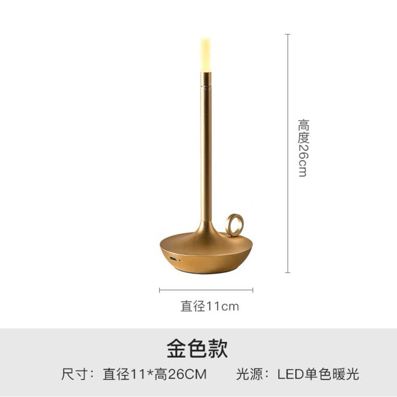 Vintage Candle Table Lamp