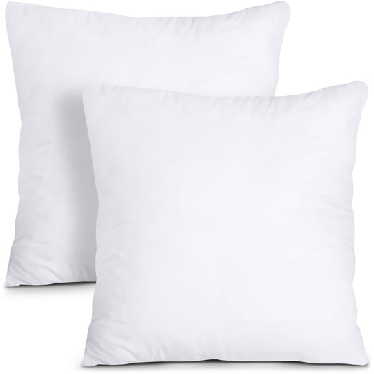 Throw Pillows Insert (Pack of 2 White)
