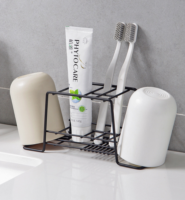 Wall-Mounted Toothbrush Organizer