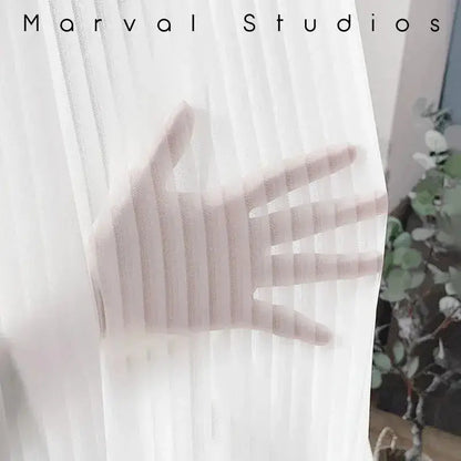 Airy White Sheer Curtain