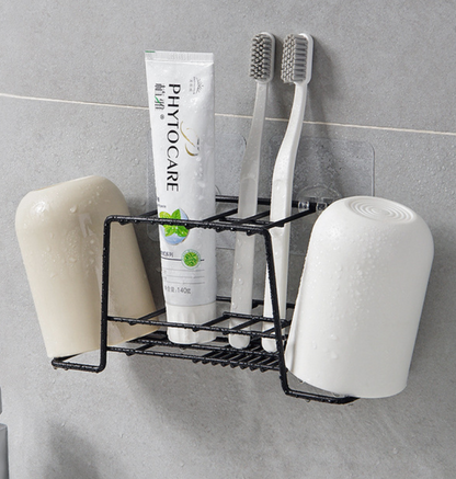 Wall-Mounted Toothbrush Organizer