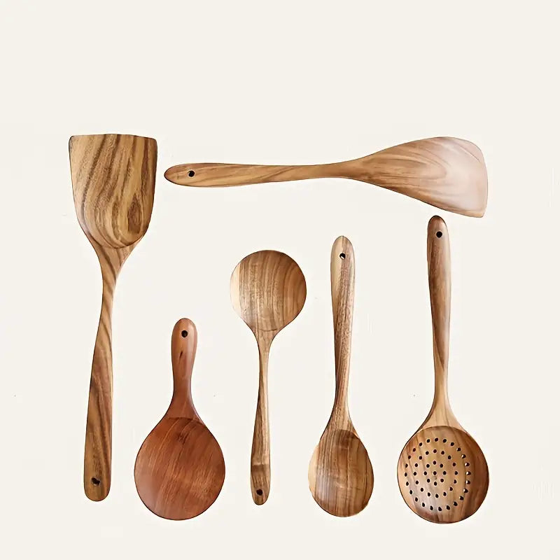 Teak Wood Utensil Set