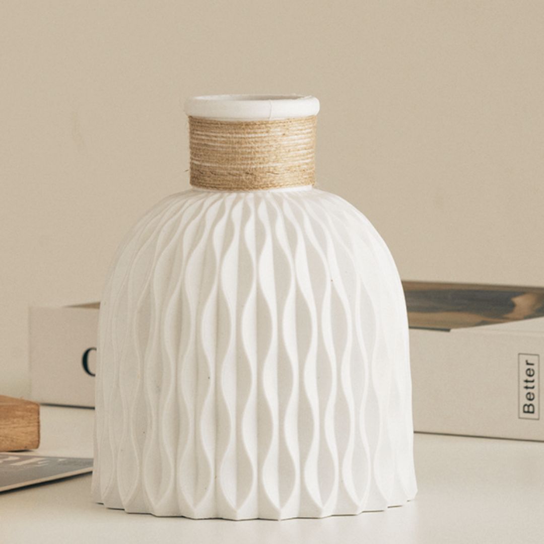 Fluted Accent Vase