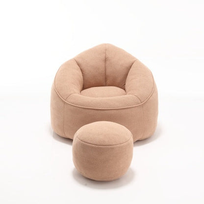 Bean Bag Sofa Chair with Footrest