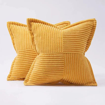 Nordic Corduroy Flying Pillow Cushion Cover