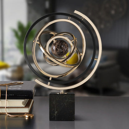Orbit Globe Sculpture