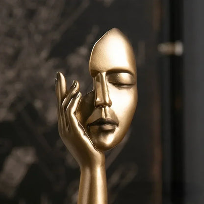 Abstract Character Statue - Nordic Luxury Desktop Decor