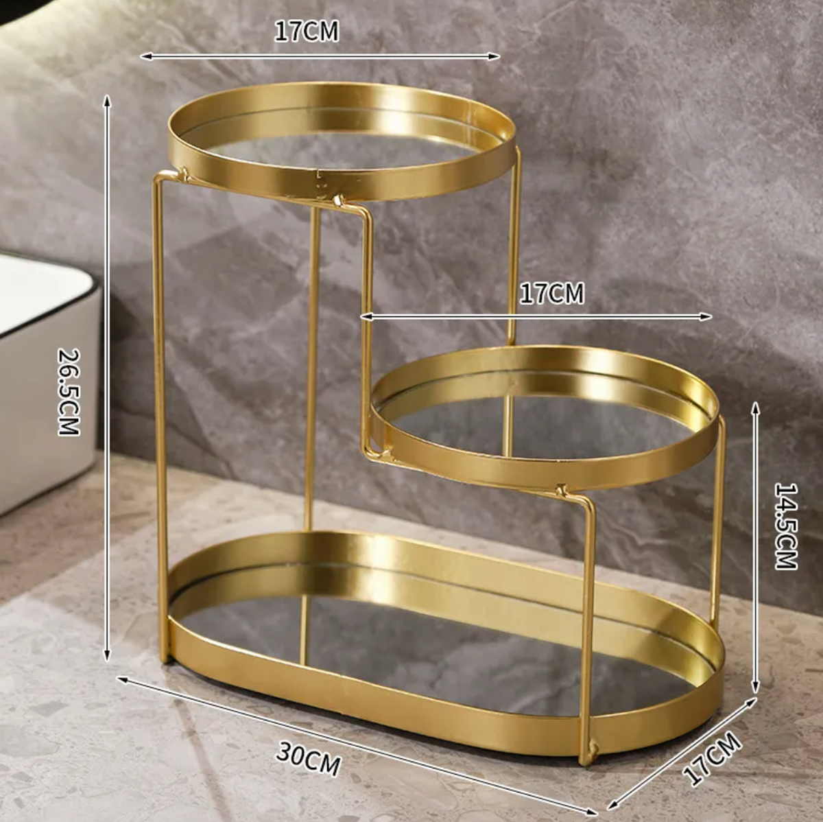 Tiered Vanity Organizer